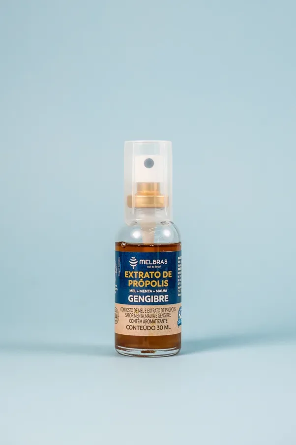 Spray Composto de Mel, Própolis, Malva e Gengibre 30ml - Melbras - Imagem 4