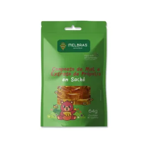 Composto de Mel e Extrato de Própolis Sache 64g – Melbras