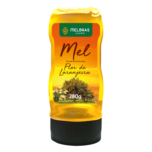 Mel Puro Flor De Laranjeira Bisnaga 280g - Melbras