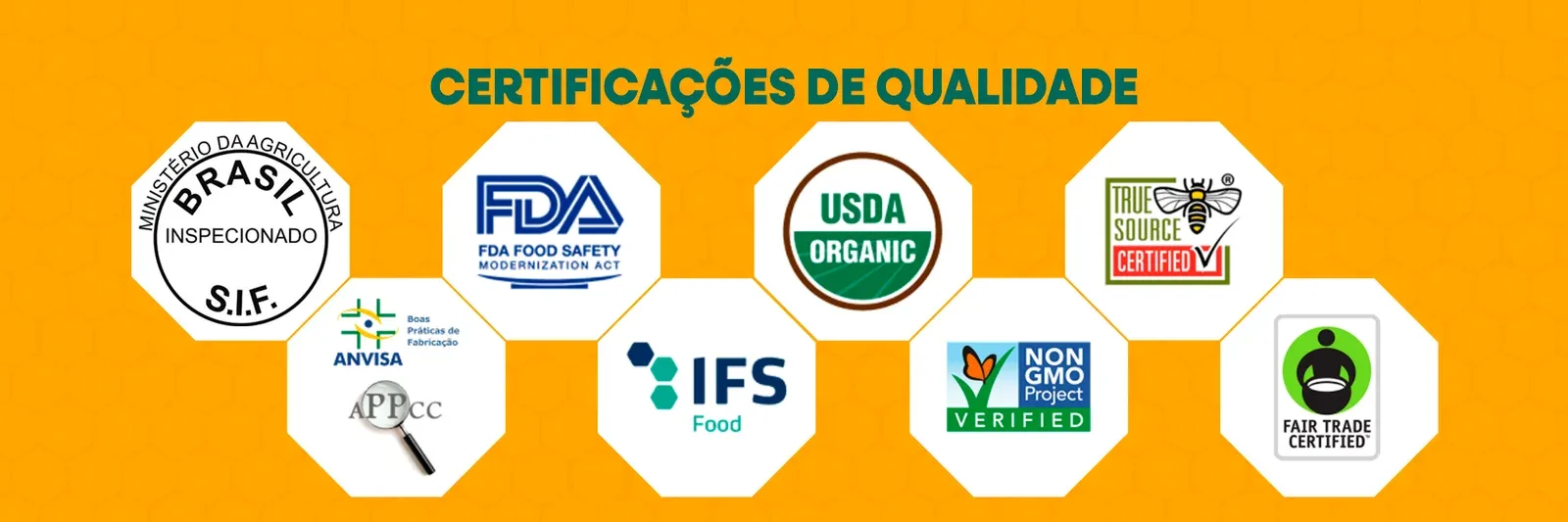Certificacoes e garantias da Supramel