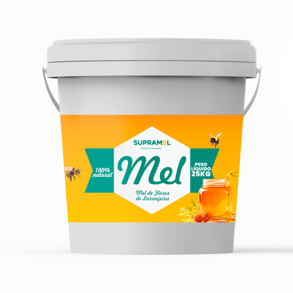 Mel Flores De Laranjeira Sabor Característico Balde 25Kg