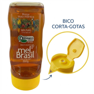 Mel Puro Silvestre Orgânico 300g - Melbras (linha Mel Brasil)