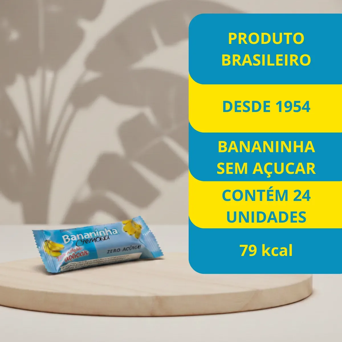 Doce De Banana Famoso Zero Açúcar, 79 Kcal, S/ Gluten 24 Un - Imagem 6