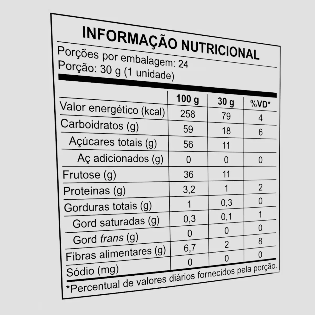 Doce De Banana Famoso Zero Açúcar, 79 Kcal, S/ Gluten 24 Un - Imagem 3