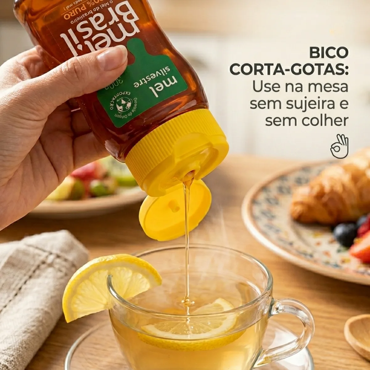 Mel Puro Silvestre 300g - Melbras (linha Mel Brasil) - Imagem 5