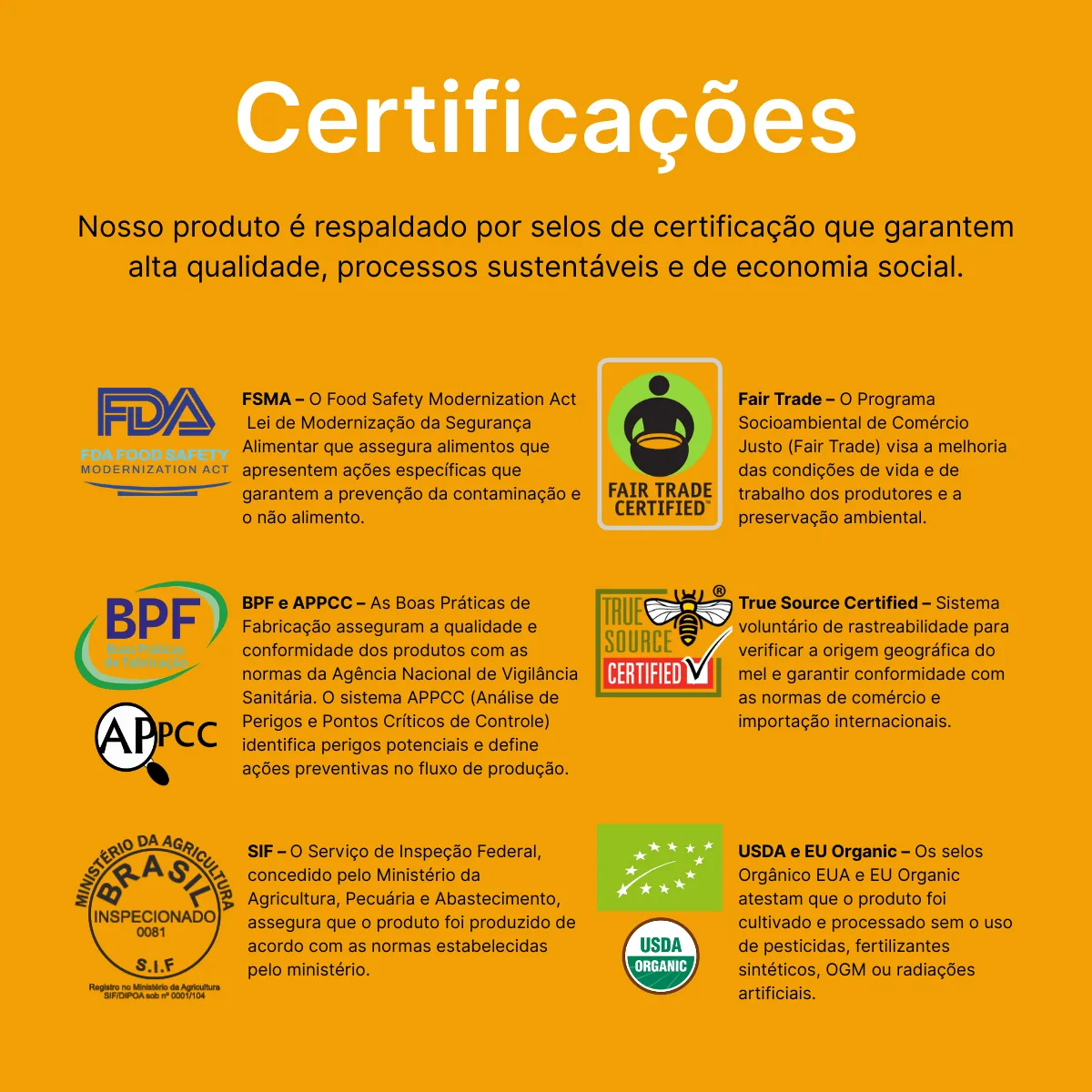 Mel Puro Silvestre Orgânico 300g - Melbras (linha Mel Brasil) - Imagem 8