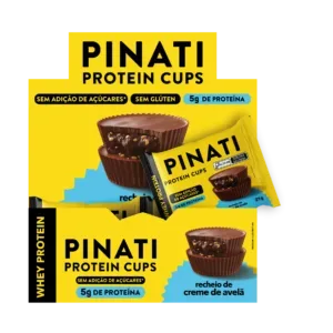 Pinati Protein Cups Creme De Avelã Unitário 21g- Cx Com 18un
