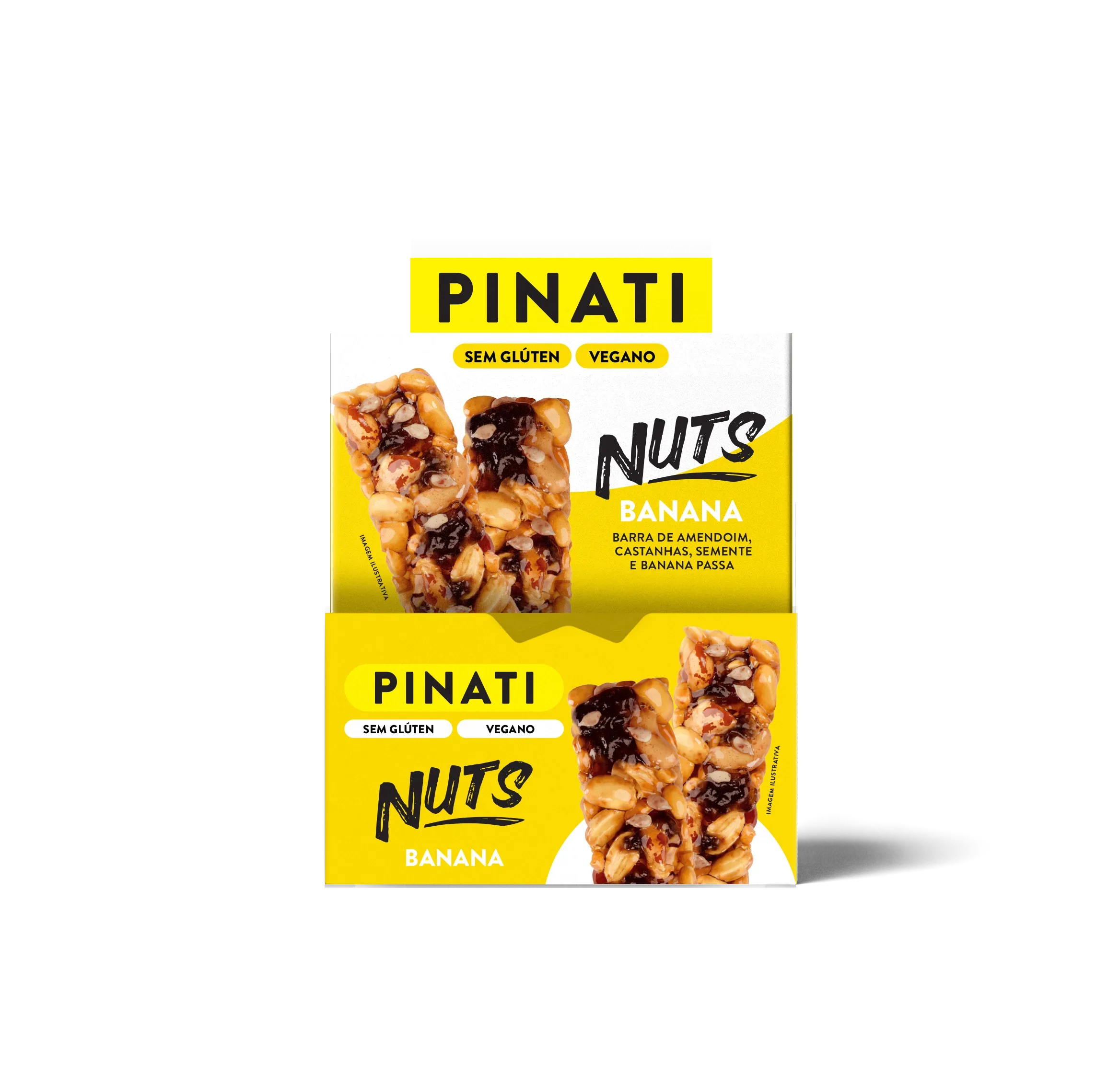 Barra De Nuts Pinati Banana 600g Display (20x30g)