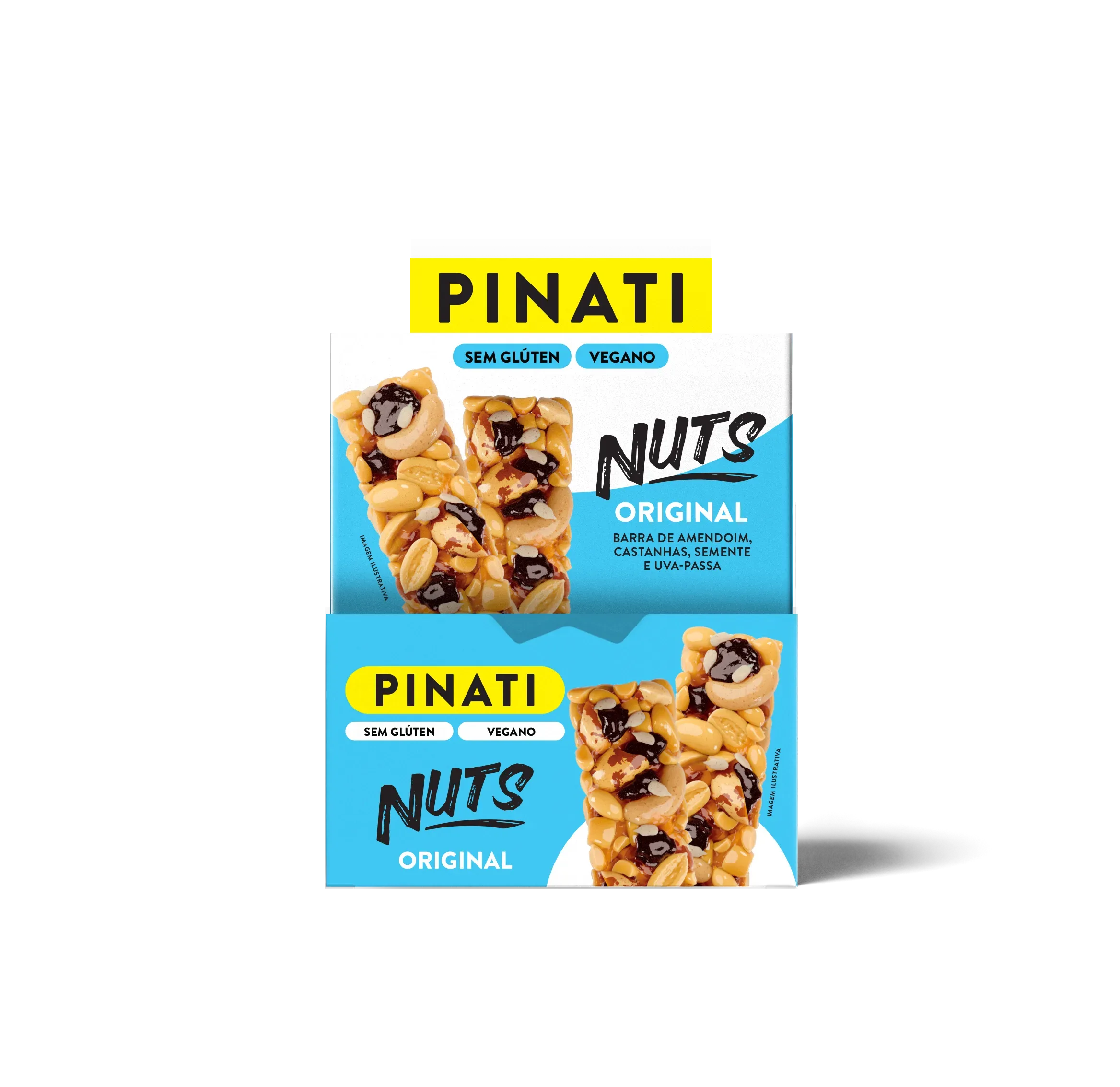 Barra De Cereal Snacks Pinati Nuts Original - Caixa Com 20un