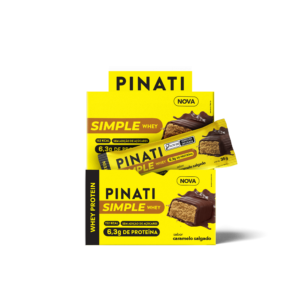 Barra Proteica Pinati Simple Whey Caramelo Salgado-cx C/16