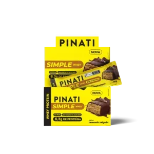 Barra Proteica Pinati Simple Whey Caramelo Salgado-cx C/16