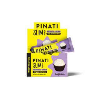 Barra Proteica Snack Pinati Slim Whey Beijinho 35g-cx C/16