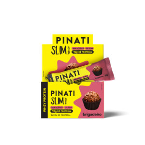Barra Proteica Pinati Slim Whey Brigadeiro 35 G Cx 16un