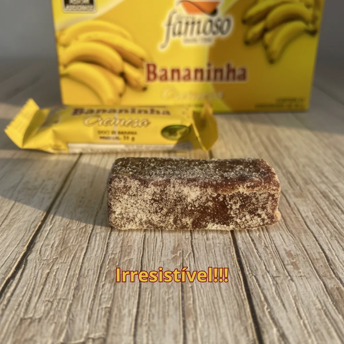 Bananinha Famoso Cremosa 30g Caixa 24 Unidades - Com Açucar - Imagem 3