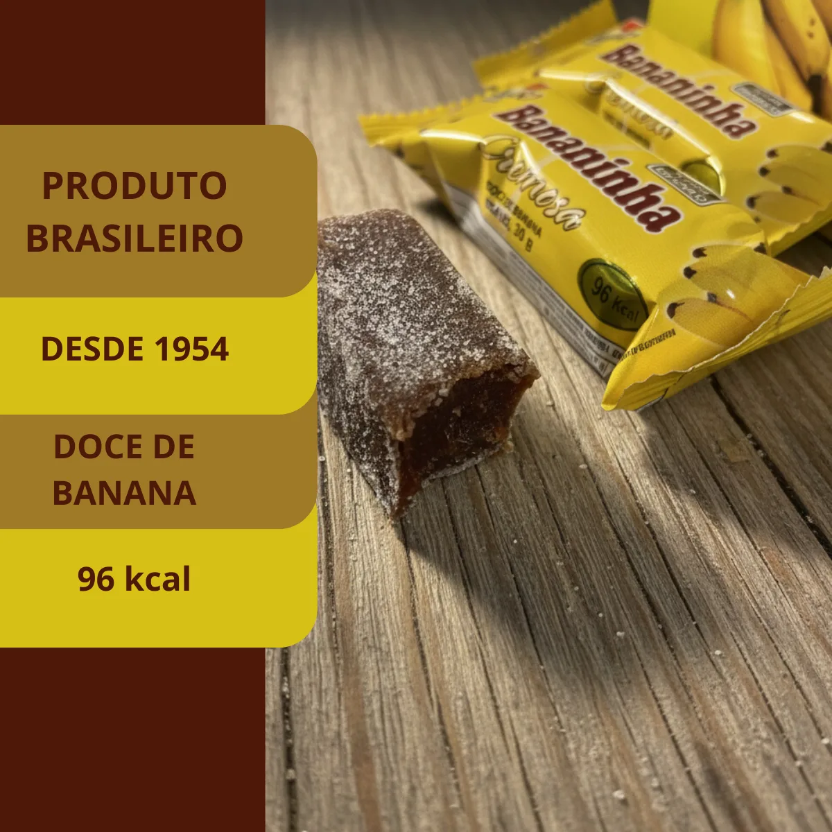 Bananinha Famoso Cremosa 30g Caixa 24 Unidades - Com Açucar - Imagem 2