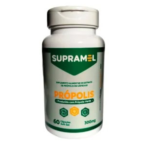Própolis Verde em Cápsulas Softgel 300mg — 60 Cápsulas | Supramel