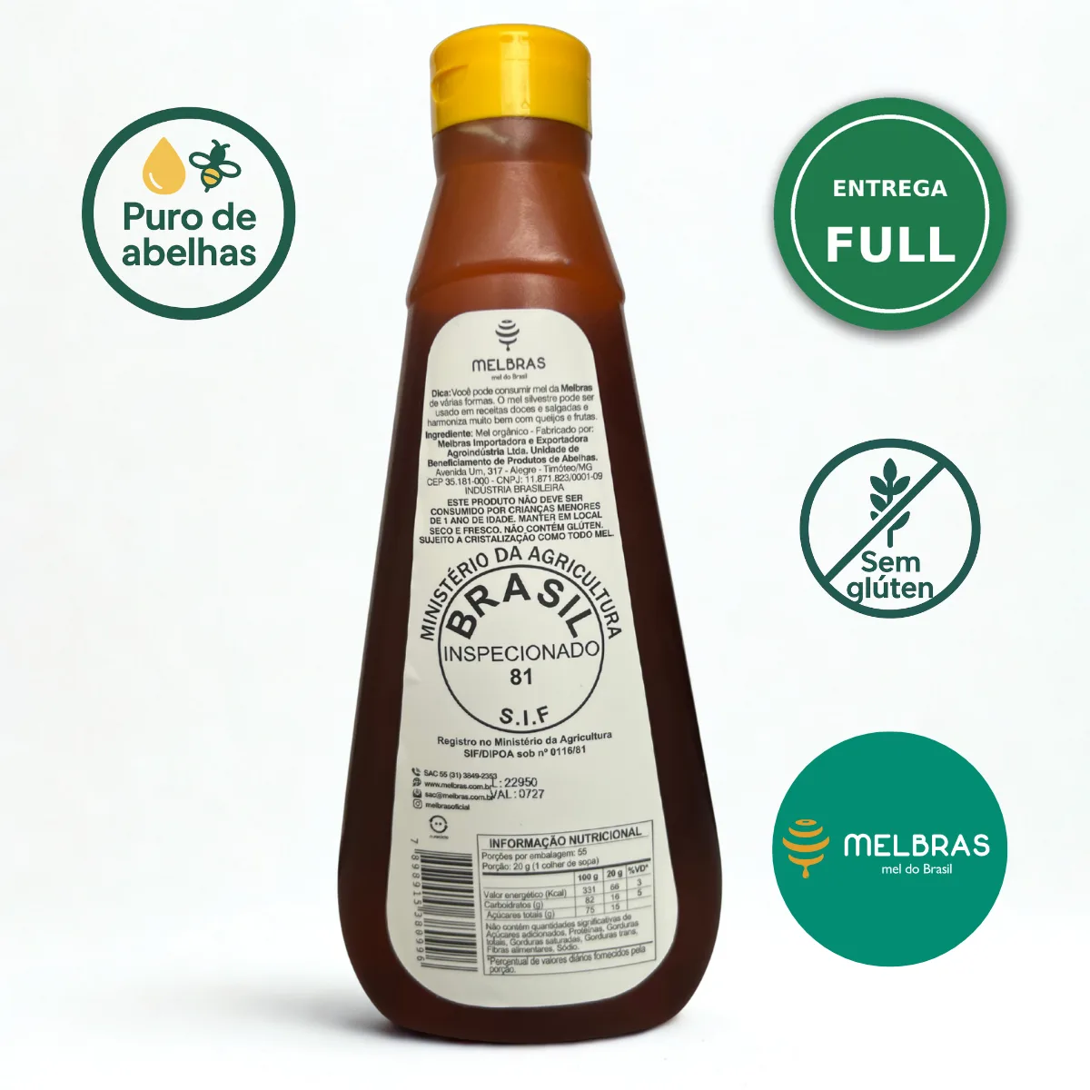 Mel Orgânico Silvestre 1,1 kg – Melbras - Imagem 5