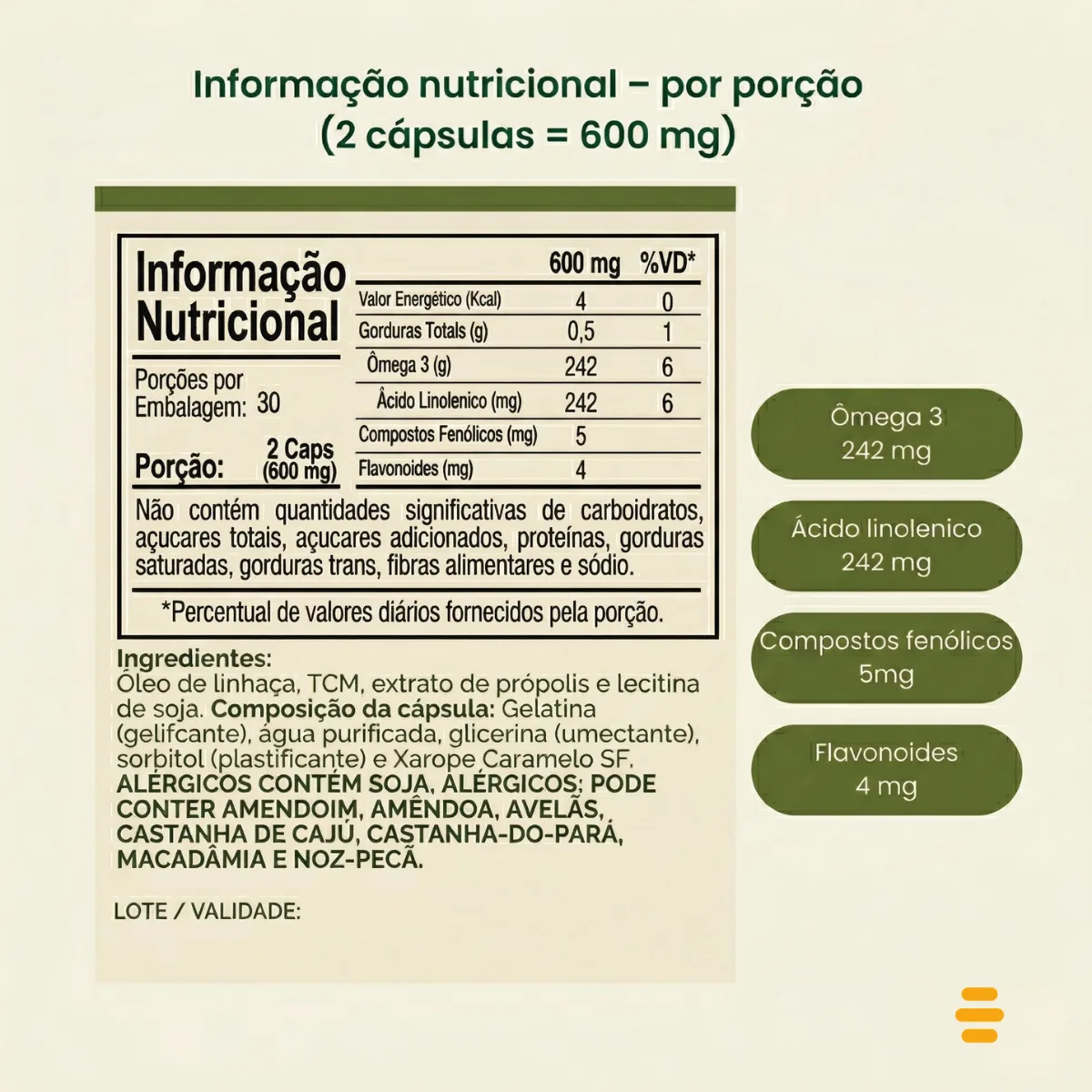 Própolis Verde em Cápsulas Softgel 300mg — 60 Cápsulas | Supramel - Imagem 9